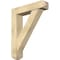 Ekena Millwork Traditional Craftsman Rough Sawn Bracket w/ Offset Brace, Douglas Fir, 8"W x 36"D x 44"H BKT0806X36X44TRA04RDF - alternate 1